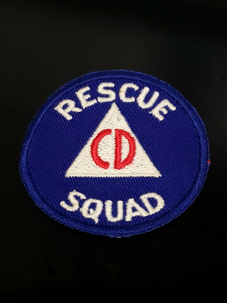 Vintage Rescue Squad CD Generic Blue Patch