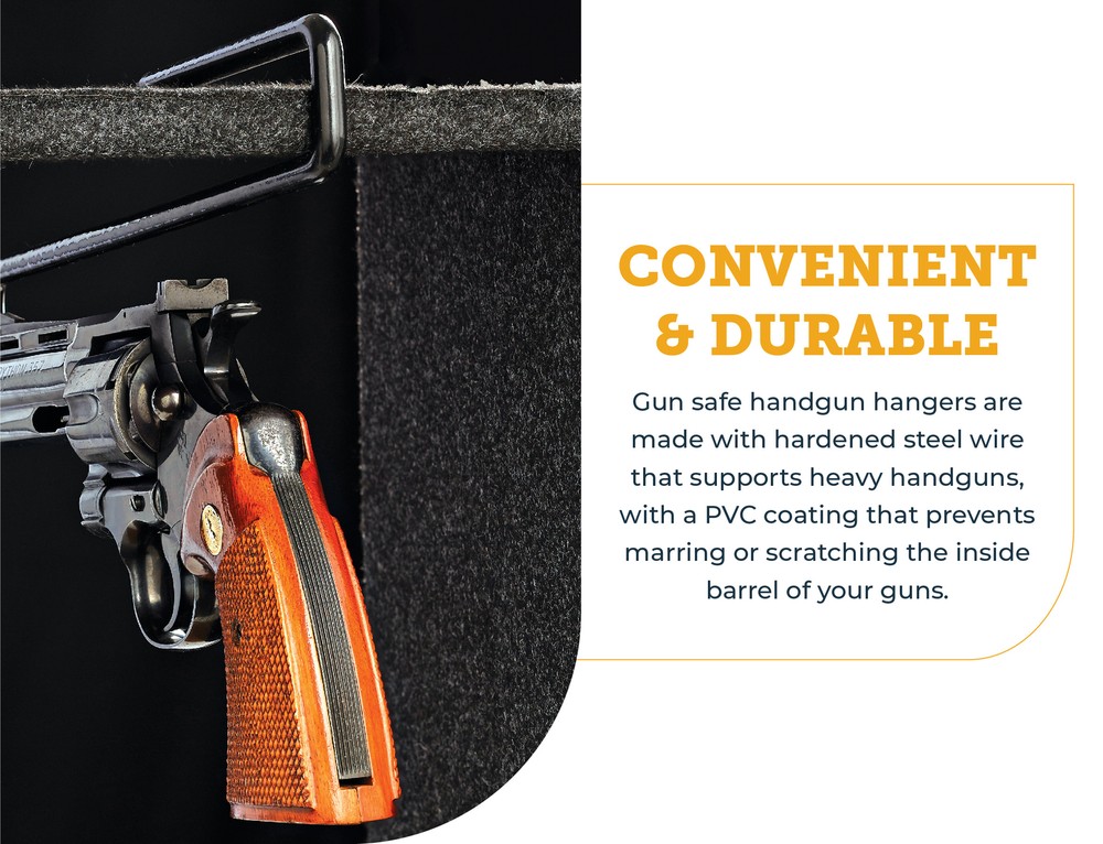 SnapSafe .22 Caliber Handgun Hangers (4 Pack)
