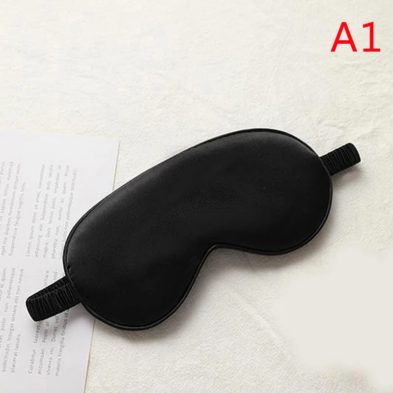 1Pc Eyeshade Sleeping Eye Mask Cover Eyepatch Blindfold Solid Portable New Rest
