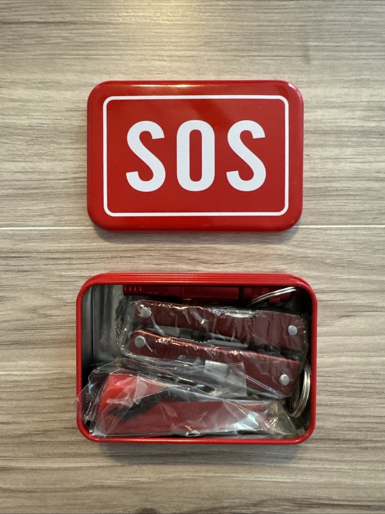 SOS Emergency Camping Survival Kit New In Case