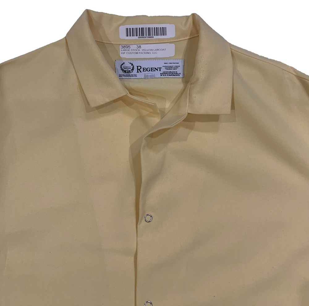 Regent Gripper-Front Spun Polyester Pocketless Lab Coat