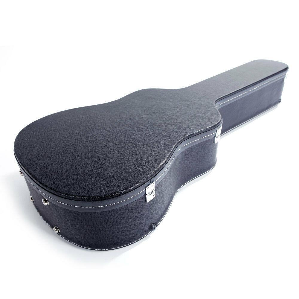 41" Flat Surface Simple Style Artificial Leather Acoustic Guitar Hard Shell Case