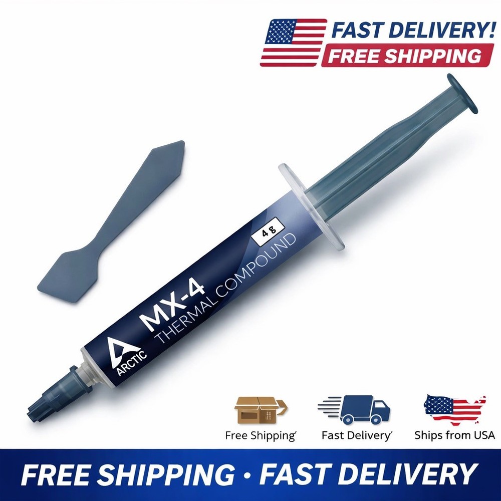 Thermal Paste MX-4 4g Arctic CPU GPU Thermal Compound w/ Spatula PC Cooling