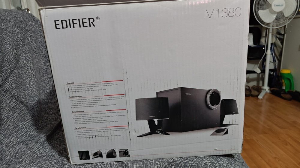 Edifier M1380 Black 2.1 28W Multimedia Speaker System