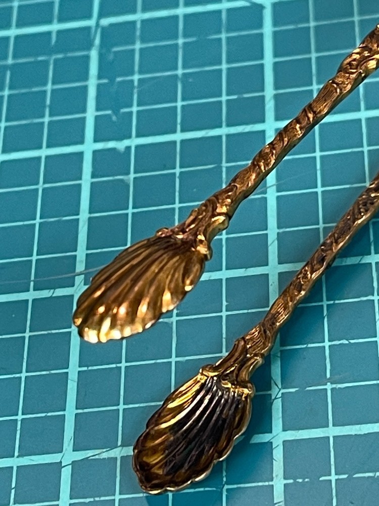 Antique 830 Silver Norwegian Shell Sugar Spoon