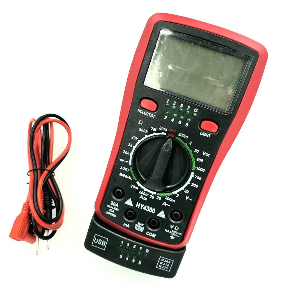 HY4300 Digital Multimeter & Cable Tester