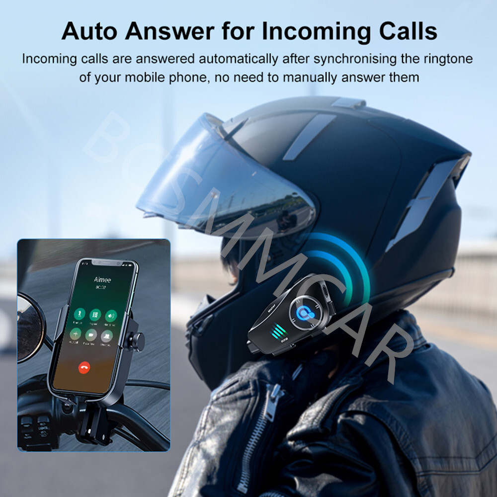 Motorcycle Helmet Headset Dashcam Wireless WiFi Video Recorder Camera Waterproof