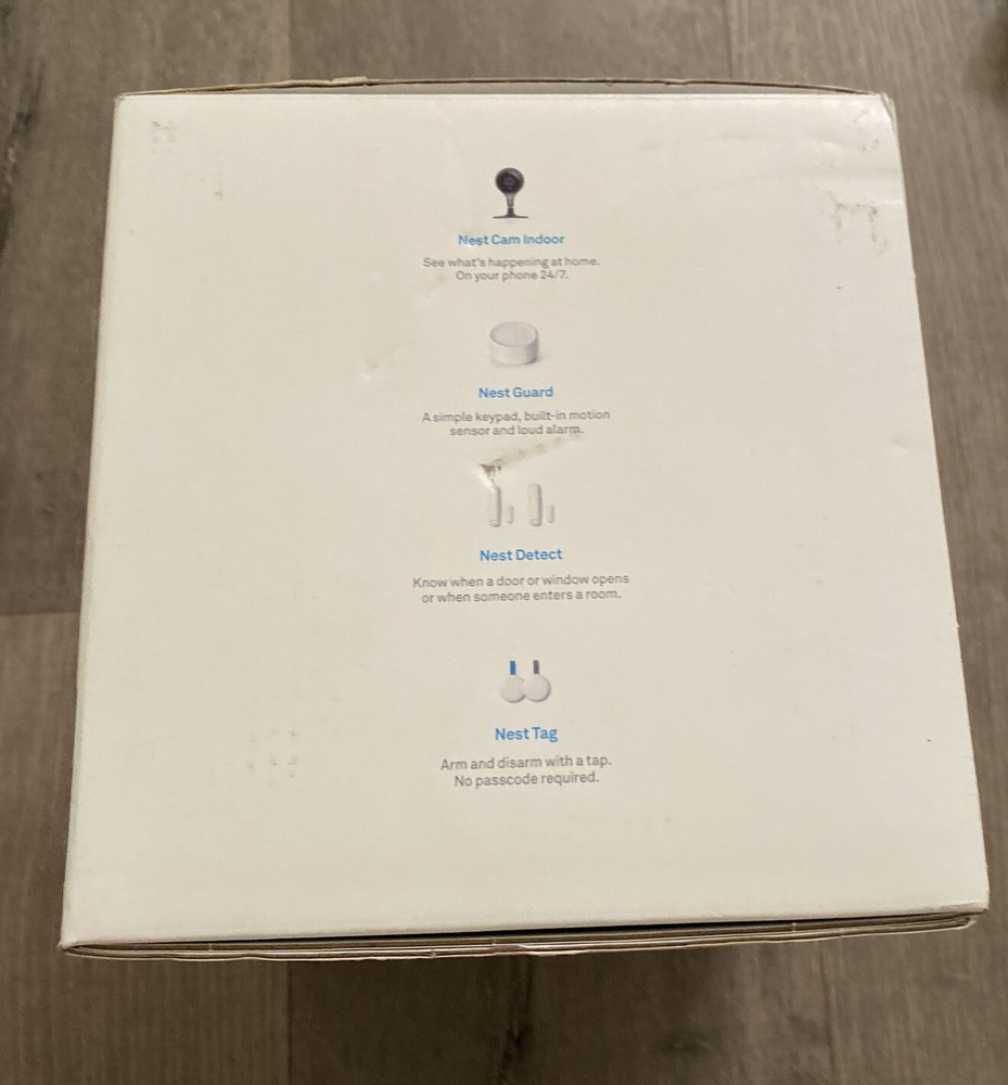 Google Nest Secure Smart Alarm System and Google Nest Cam Indoor Wired Security