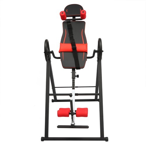 Inversion Table Teeter Machine Therapy Back Pain Relief Folding Gravity Fitness