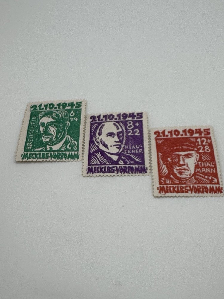 SBZ SOVIET ZONE 1945 20-22 ** MLH Set