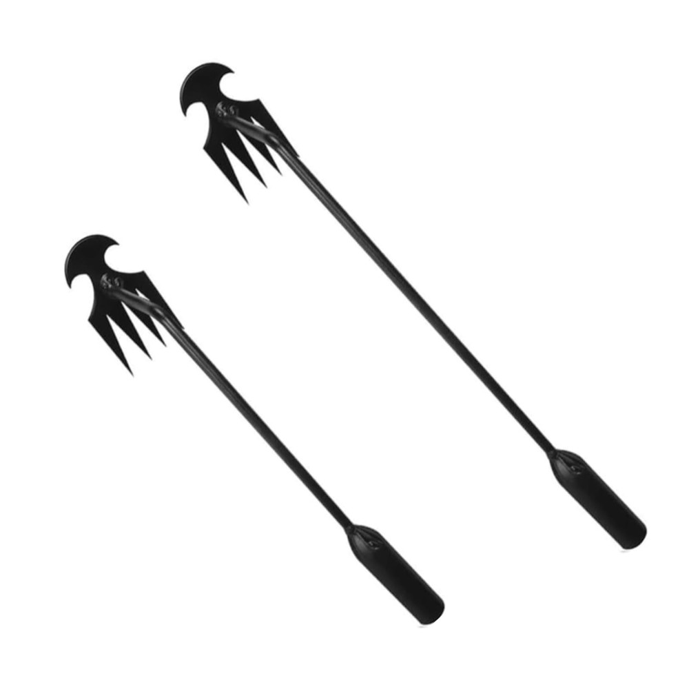 Weed Puller Tool, Uprooting Weeding Tool,4 Teeth Weeding Artifact Uprooting W...