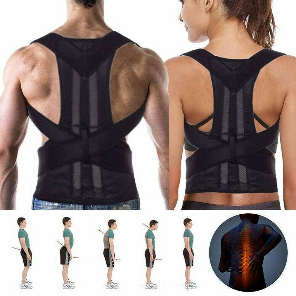 Corrector Brace Back Posture Corrector Women Men Support Adjustable Belt.