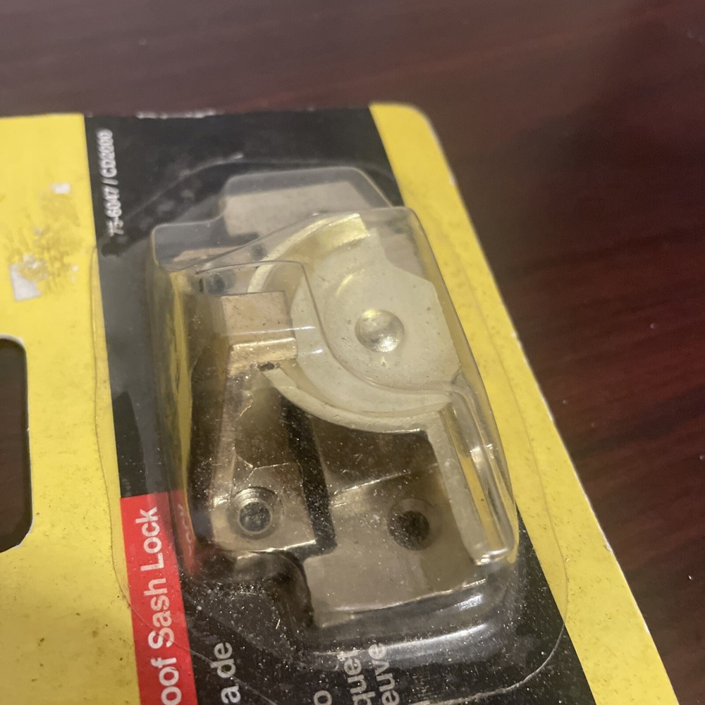 Stanley Hardware S756-047 Security Sash Lock Jimmy-Proof Bright Brass