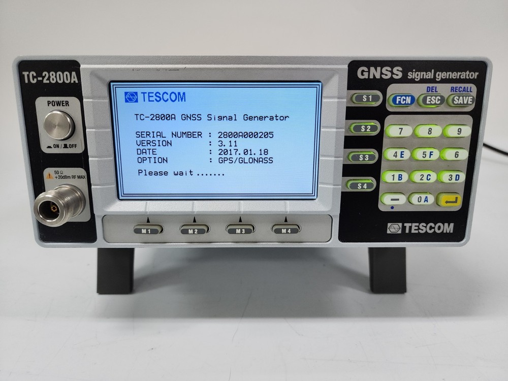 TESCOM TC-2800A GNSS Signal Generator, GPS, GLONASS