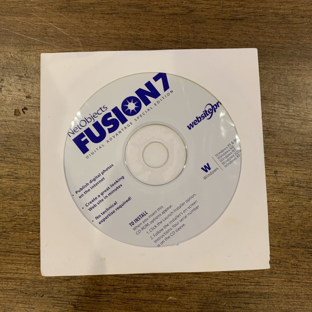 NetObjects Fusion7 Digital Advantage Special Edition Software