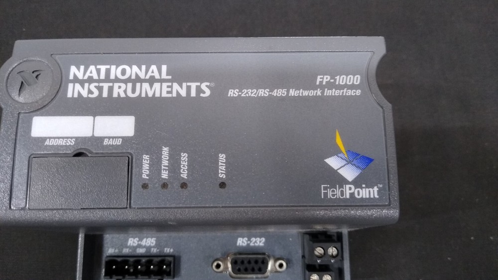 NATIONAL INSTRUMENTS FP-1000 184120F-01 RS-232/RS-485 NETWORK INTERFACE