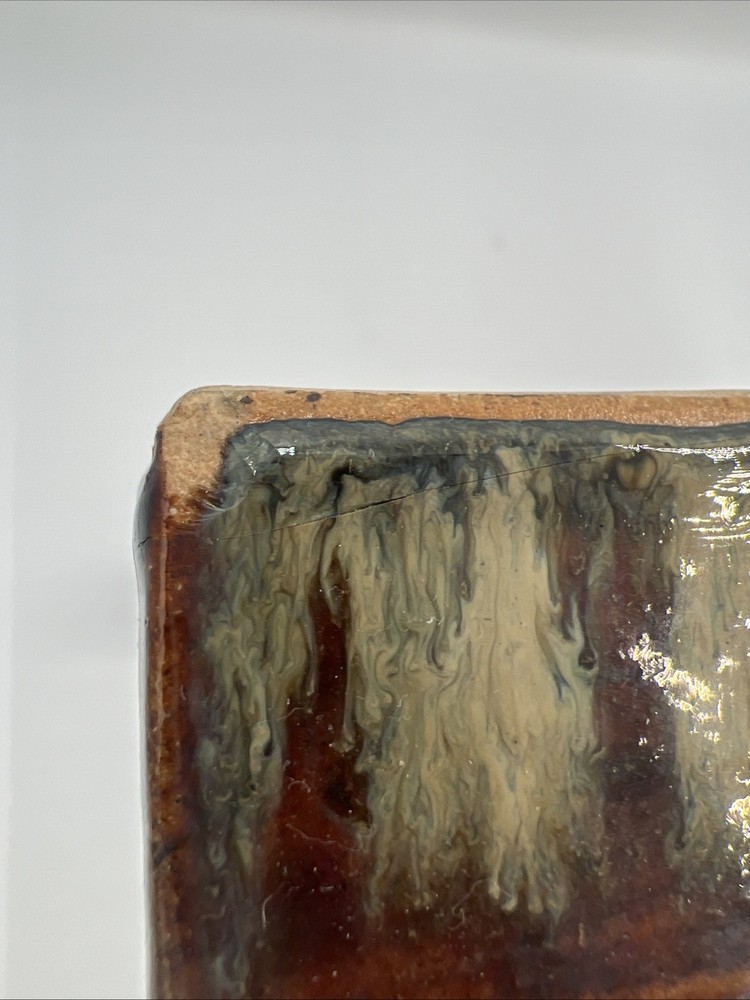 Decorative Square Rustic Ceramic Pottery Tile Wall Hanging