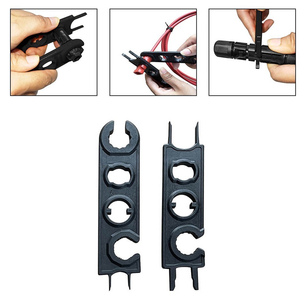 Sleek Design 2pcs Solar Connector Wrenches for Enhanced User Experience