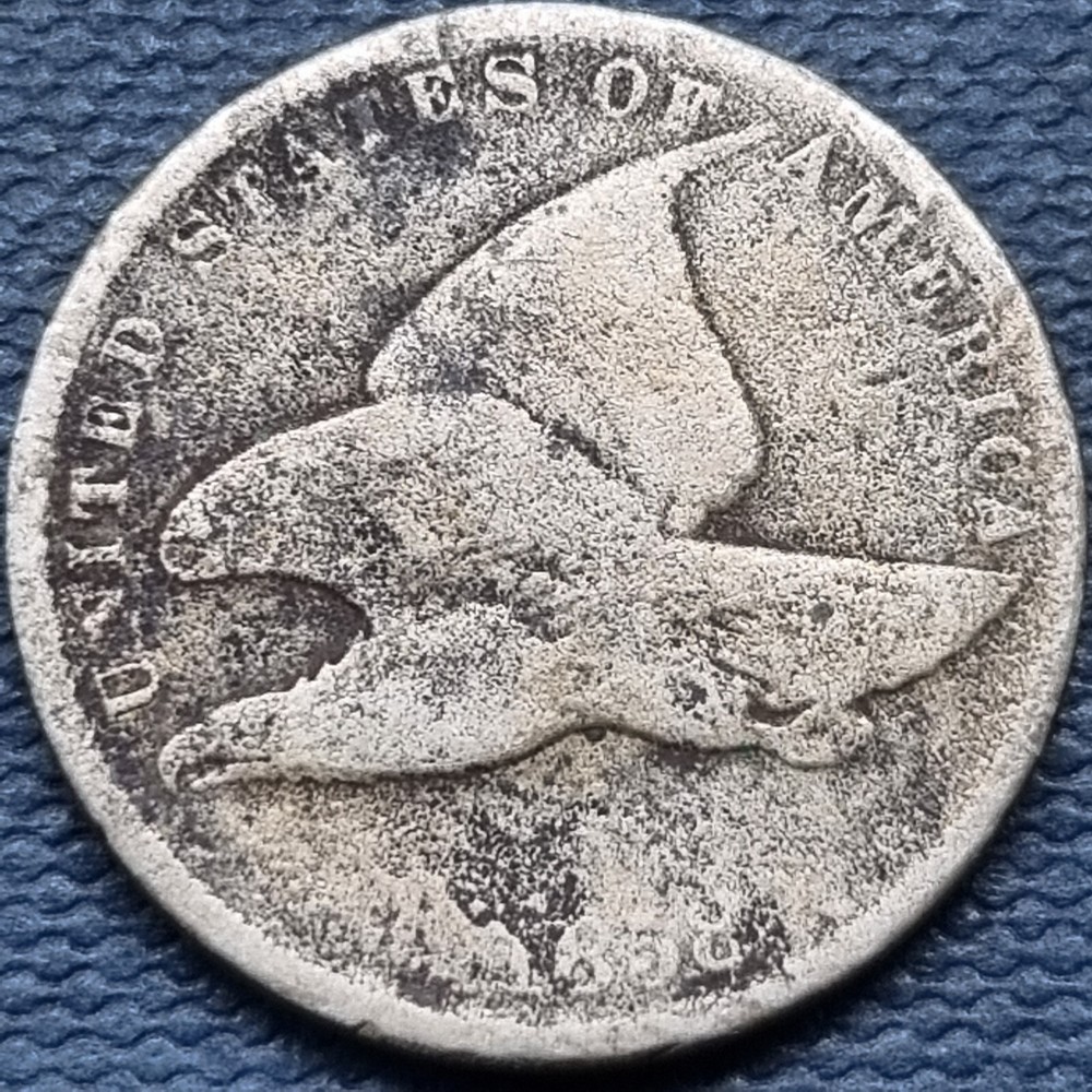 1858 Flying Eagle Cent 1c Circulated #76950