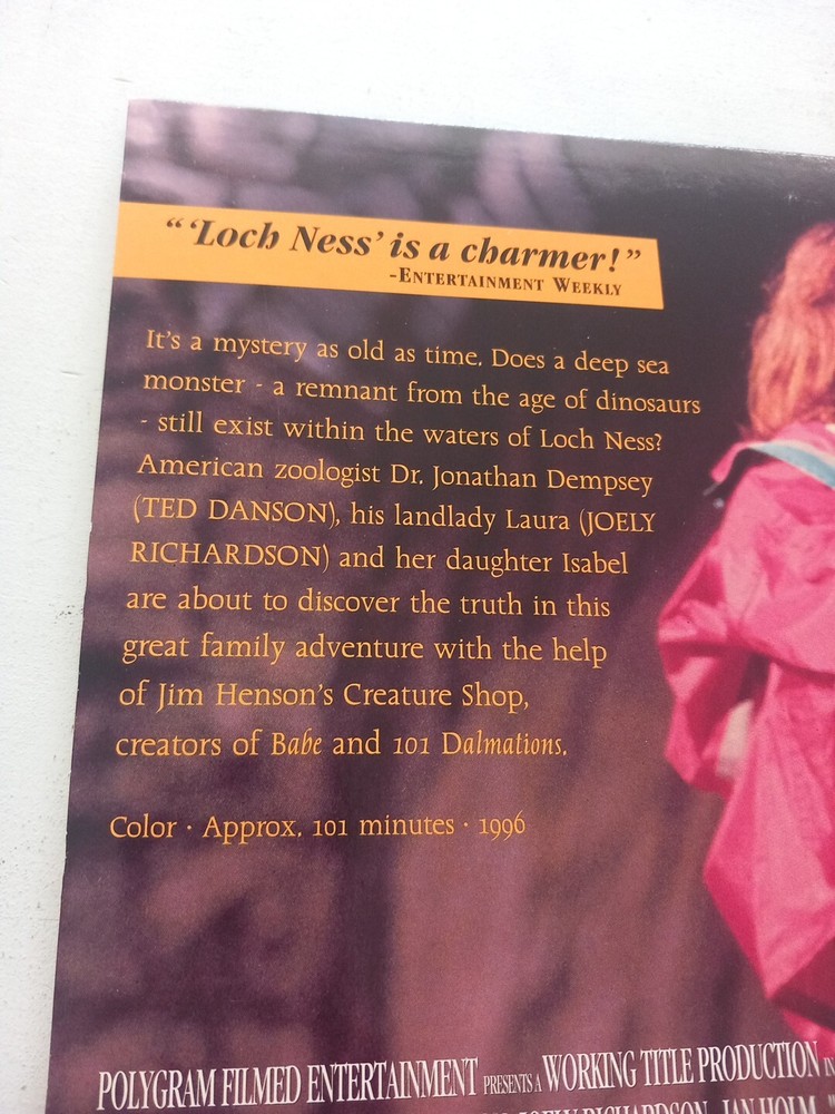 Loch Ness Laserdisc Widescreen Edition