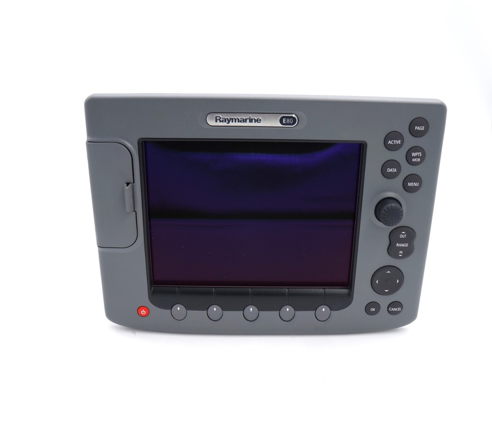 RAYMARINE E80 Classic MFD Display Chartplotter Radar Screen E02011 + Cables