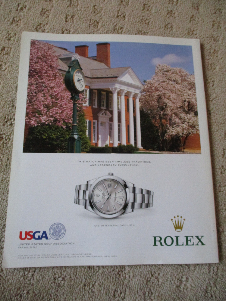 2014 US Open Official Magazine Program Pinehurst. First Back To Back Tournament