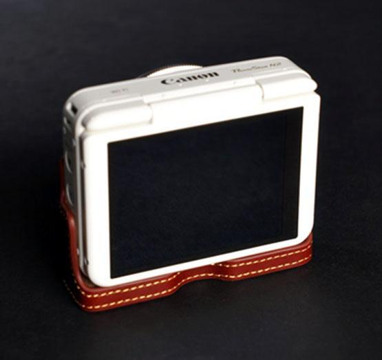 Genuine genuine cowhide case, protective case, suitable for PowerShot N2 camera
