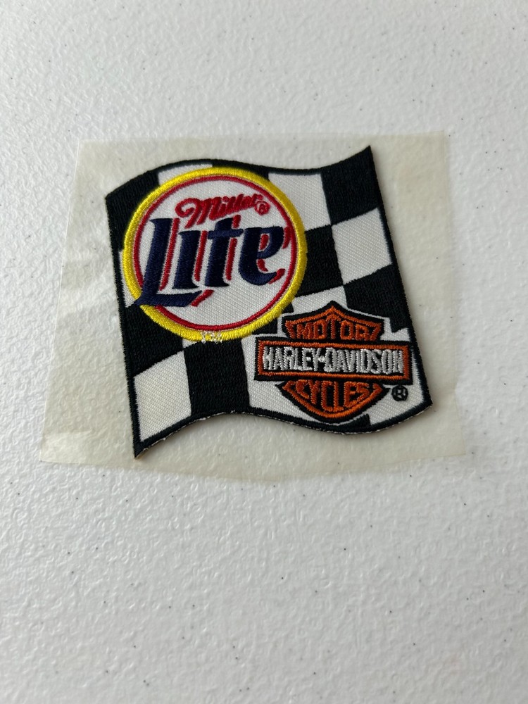 MILLER LITE HARLEY-DAVIDSON PATCH- NEW