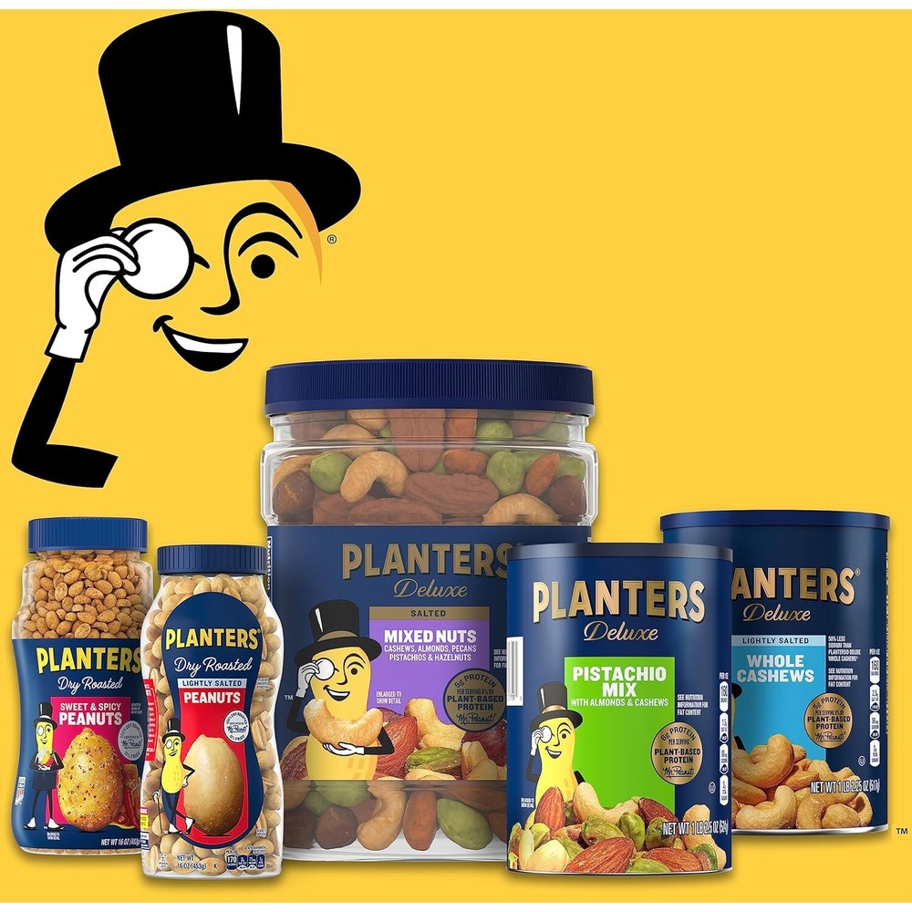 Planters Salted Dry Roasted Peanuts 16 oz