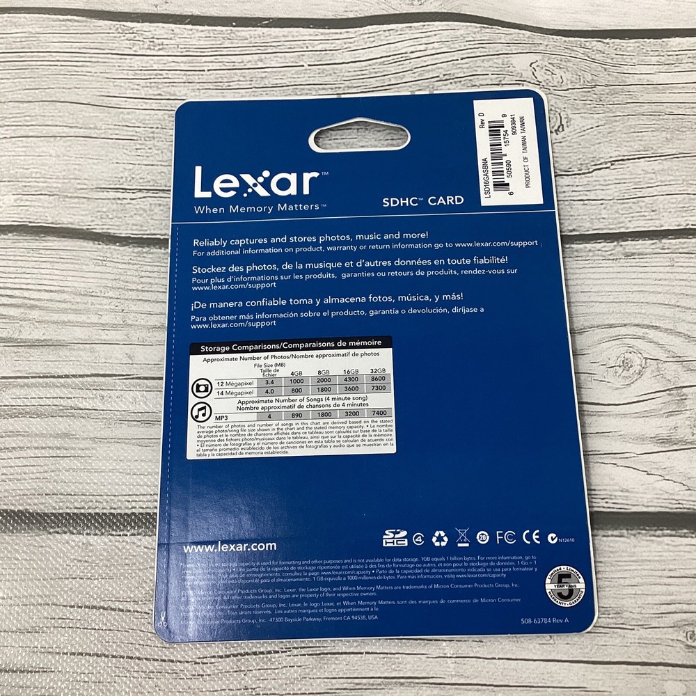 Lexar 16GB SDHC Multi-Use Card