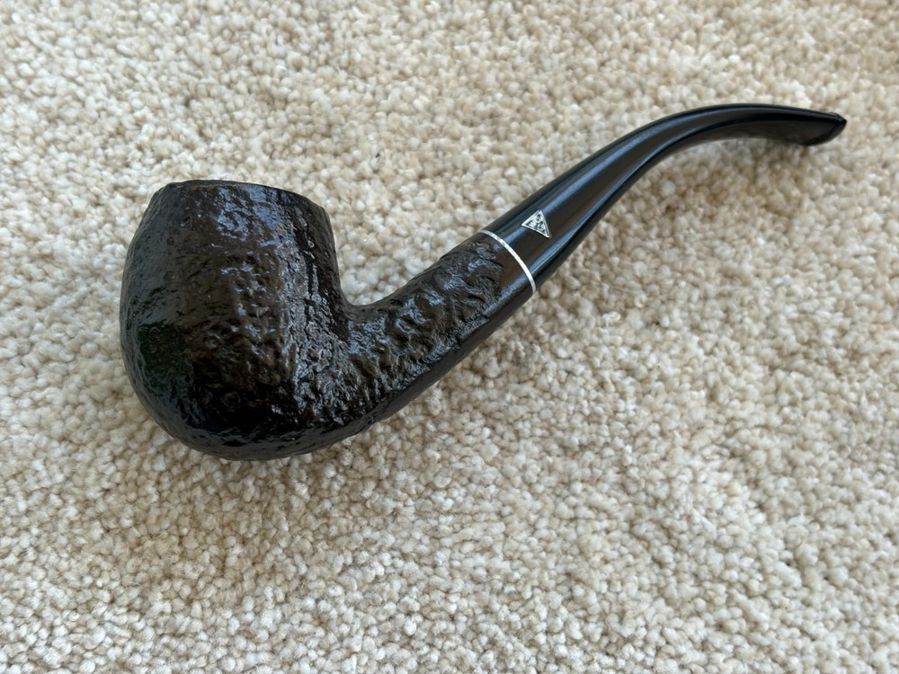 WDC Waldoff Bent Billiard Blast Imported Briar Vintage Pipe
