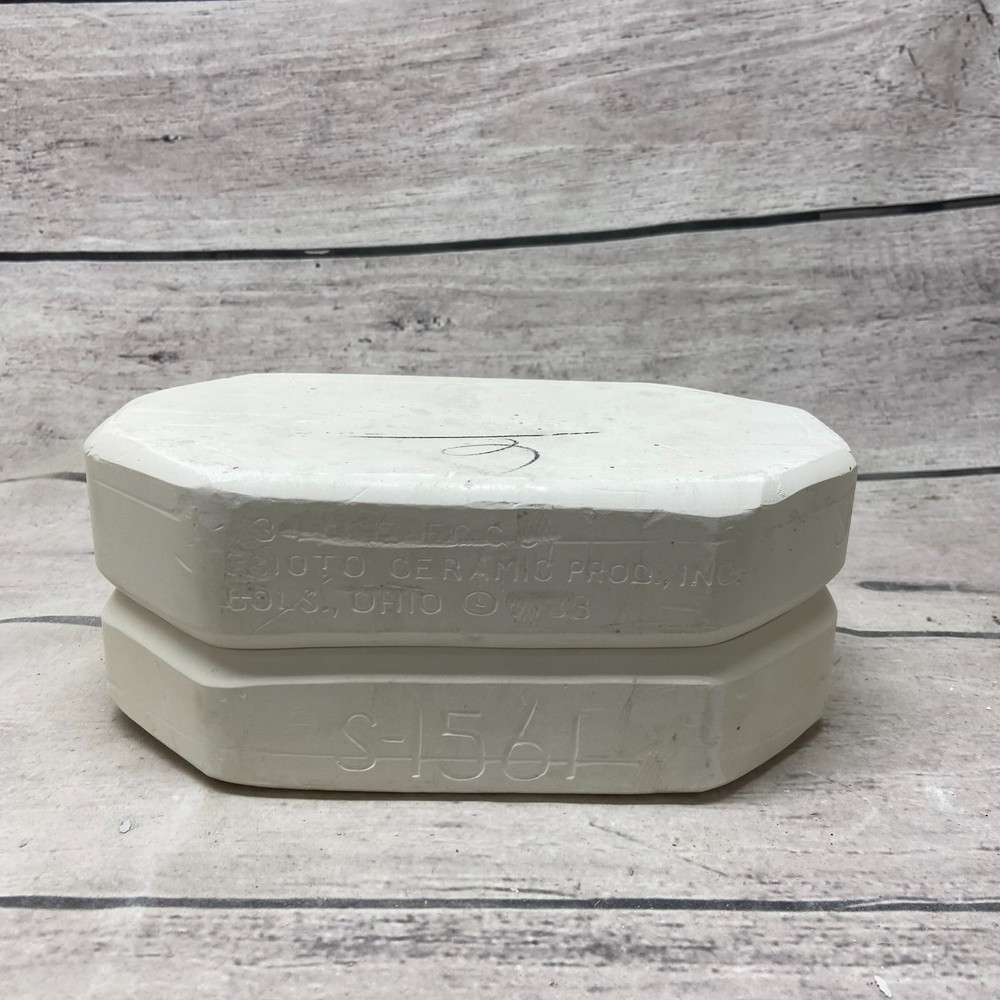 Scioto Ceramic Casting Mold 3 Lace Eggs #S-1561