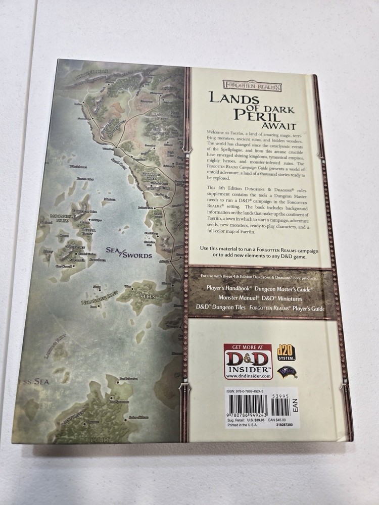 Dungeons And Dragons 4e: Forgotten Realms Player’s Guide And Campaign Guide