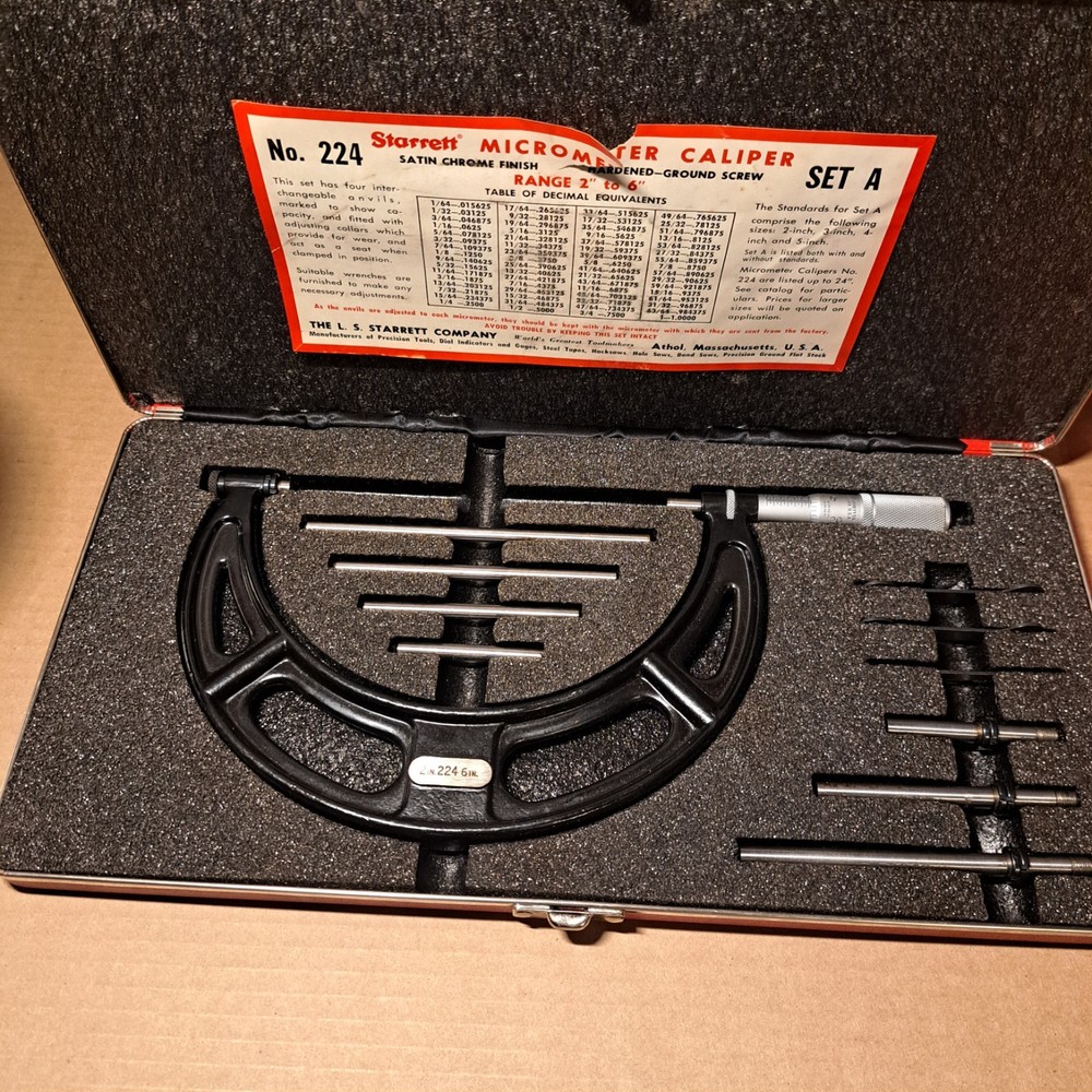 START 224A-FL 2"-6" Micrometer