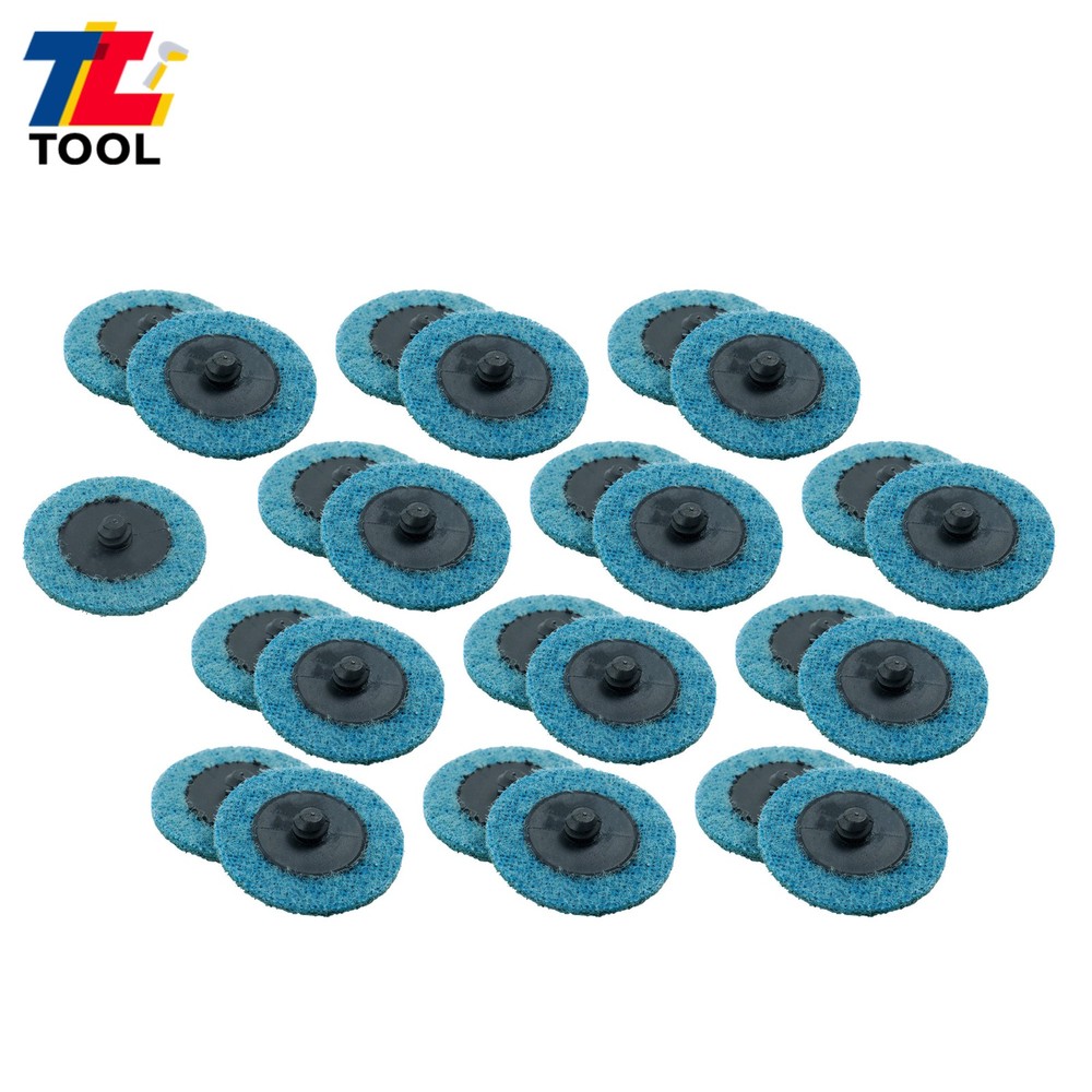 25 Pack Surface Conditioning Quick Change Discs 2" Fine Prep Pad Discs