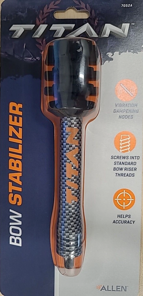 Titan Archery Bow Stabilizer Screws Into Standard Bow Riser Threads