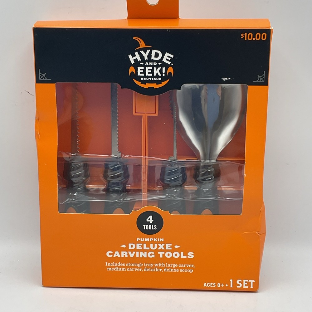 Hyde And EEK 4 Deluxe Carving Tools Black