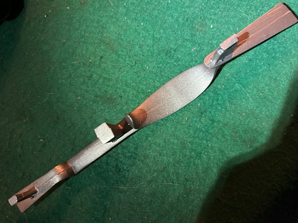 9 1/4' steel muzzle loader rifle trigger guard NOS #9