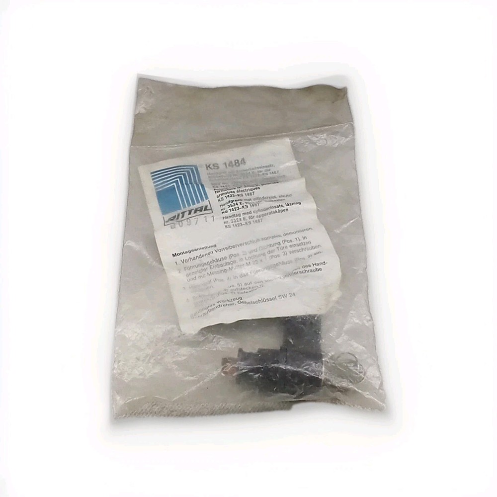 Rittal KS 1484 Black Replacement Lock w. Key