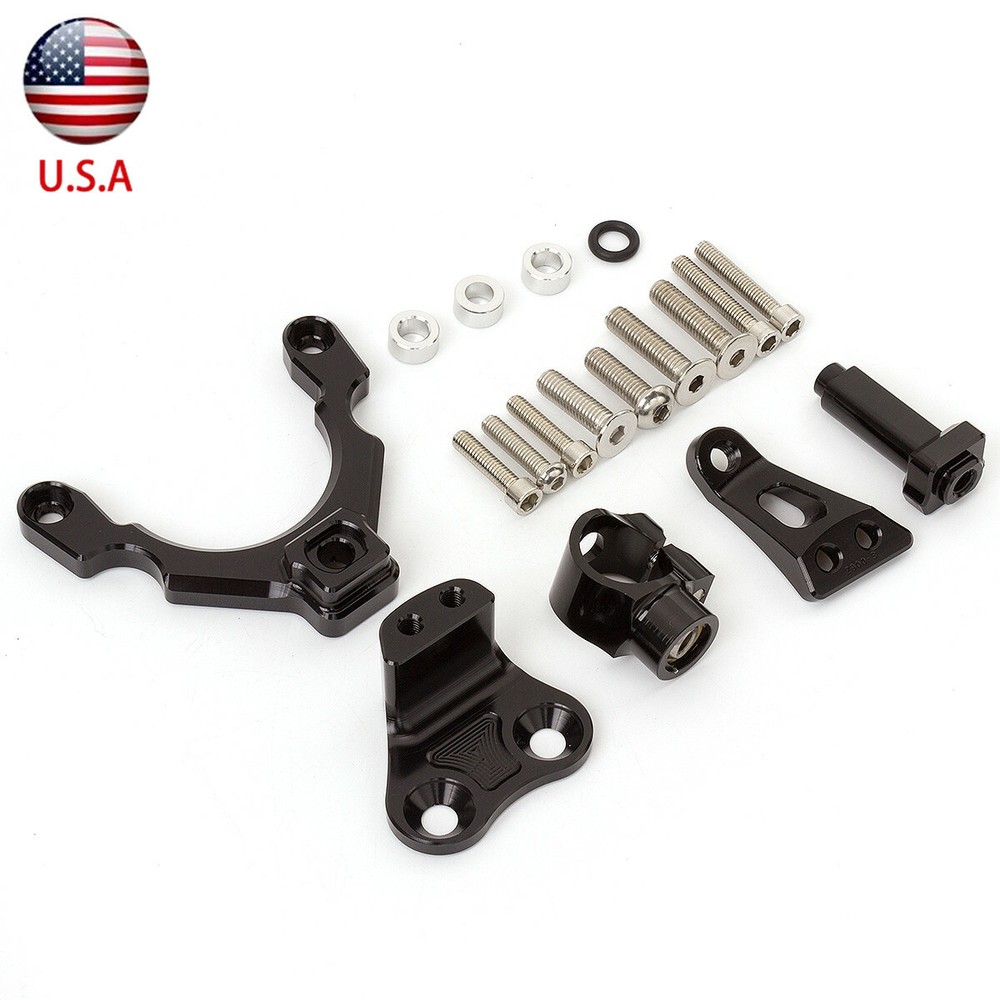 For Z900 2017-2025 CNC Steering Damper And Stabilizer Bracket Mount Support Kit