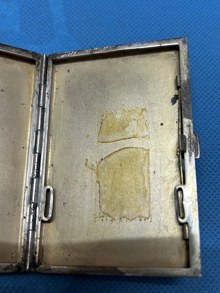 EUROPEAN SILVER CIGARETTE CASE !!