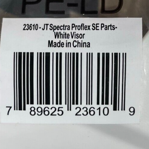 NEW JT ProFlex X/ProFlex Replacement Visor - SE White