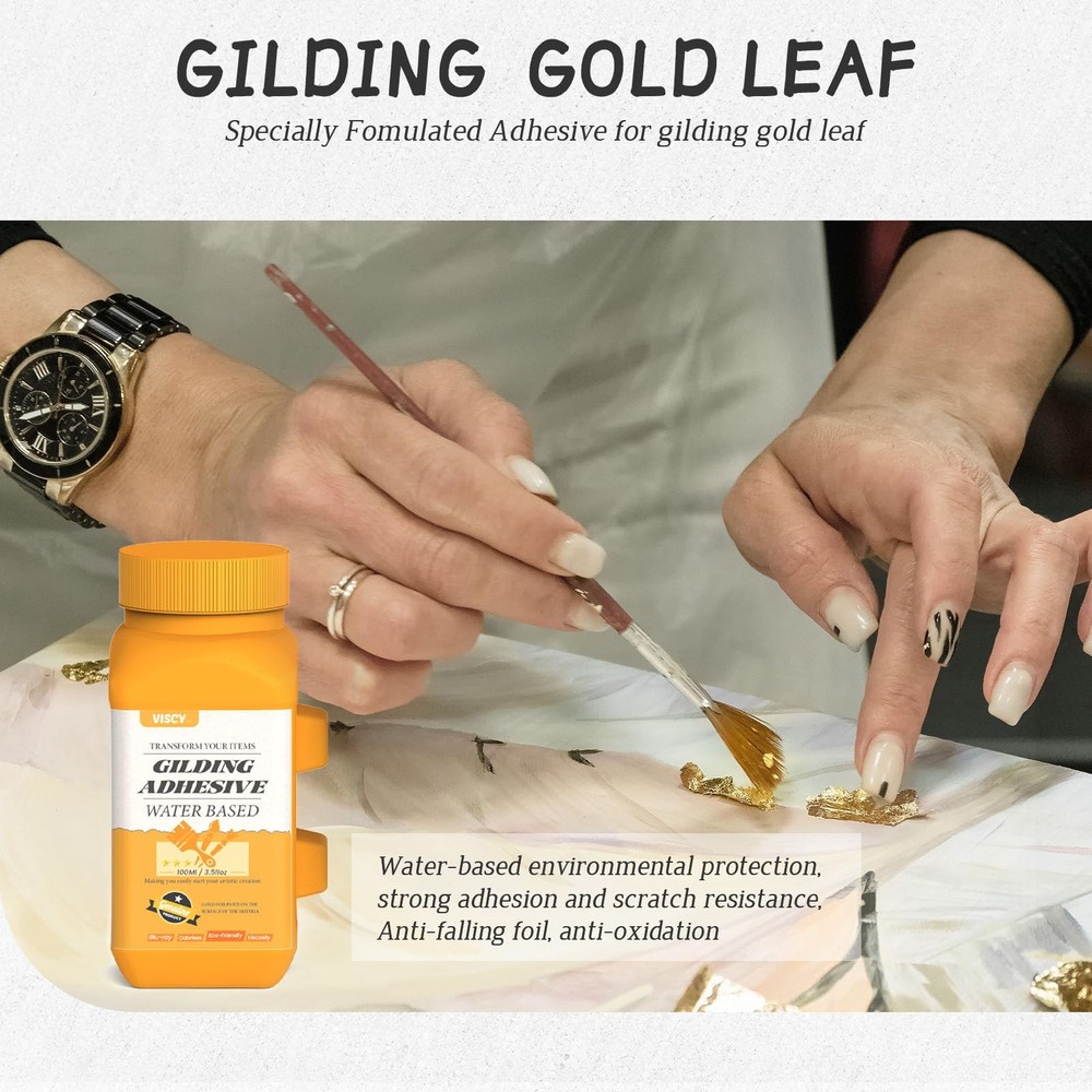 VISCY Gold Leaf Adhesive, Gilding Adhesive transparent