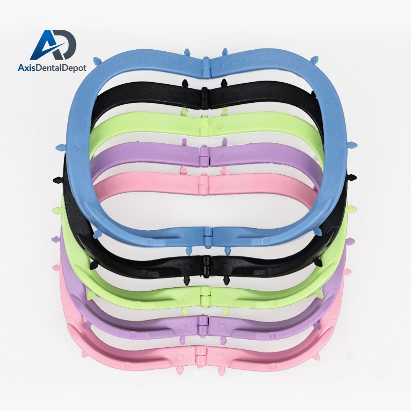 Dental Rubber Dam Sheet Frame Bracket Light Plastic/Foldable Frames Tool Bracket