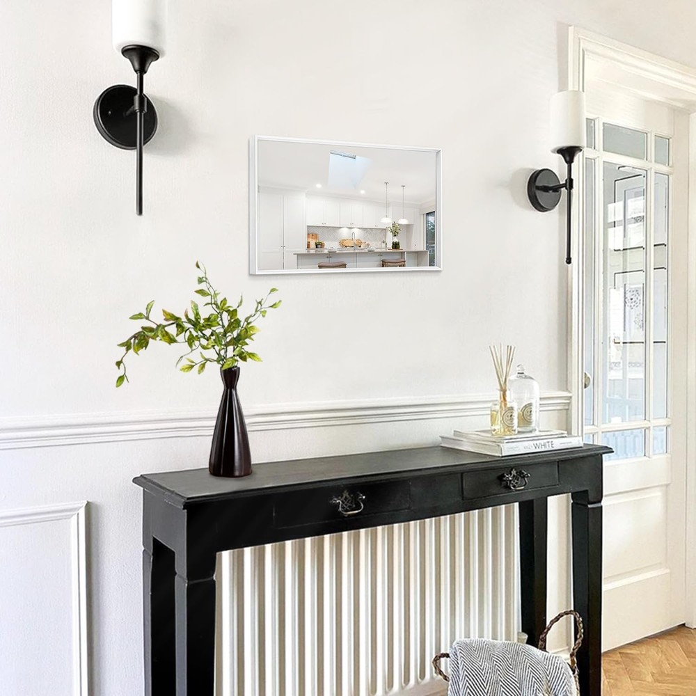 Mirrors for Wall Rectangular Metal Frame Mirror for Farmhouse Bathroom Bedroo...