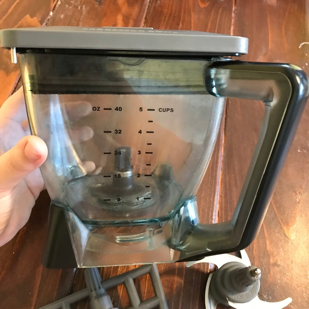 Ninja Food Processor Bowl With Blades and Paddle Attachment