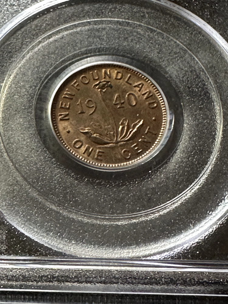 1940 PCGS Graded, Newfoundland Small ¢1 Cent, **MS-64** #1020