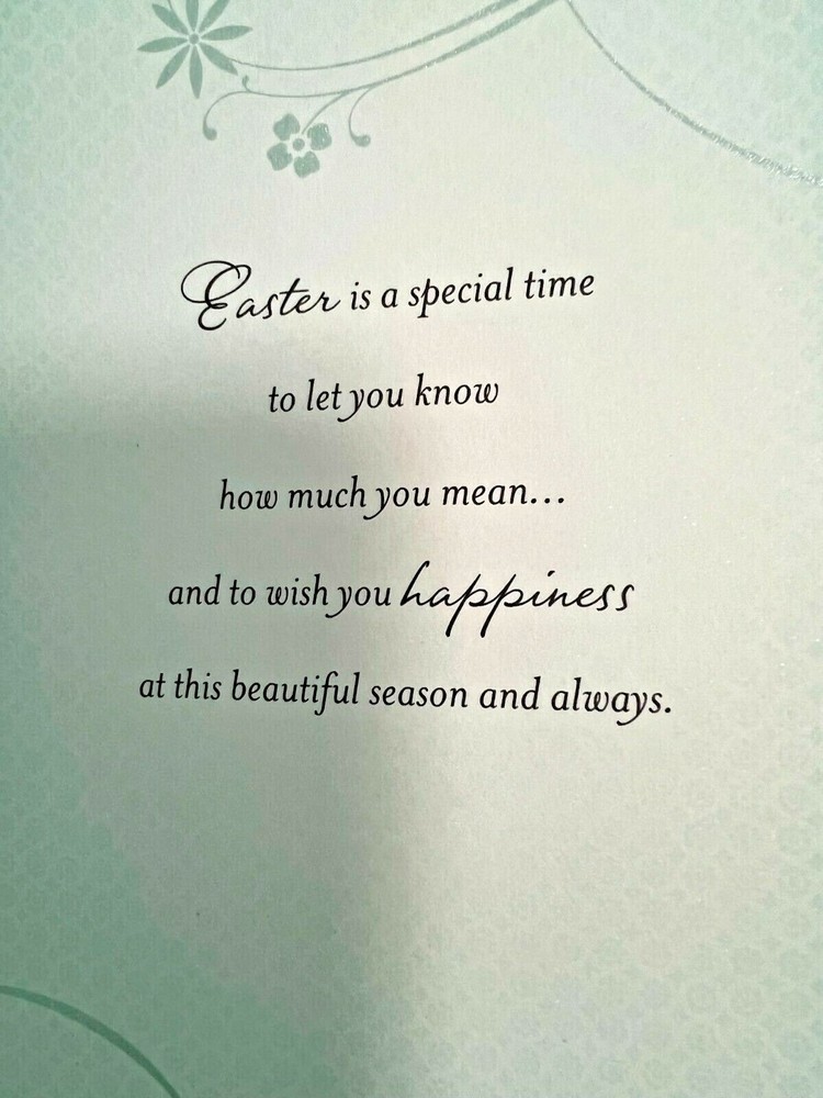 Hallmark Easter Greeting Card "Happy Easter" -Easter is a special time."NEW(A12)