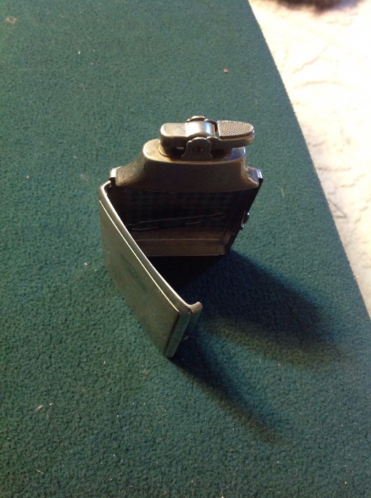 Ronson Lighter And Cigarette Holder - Metal