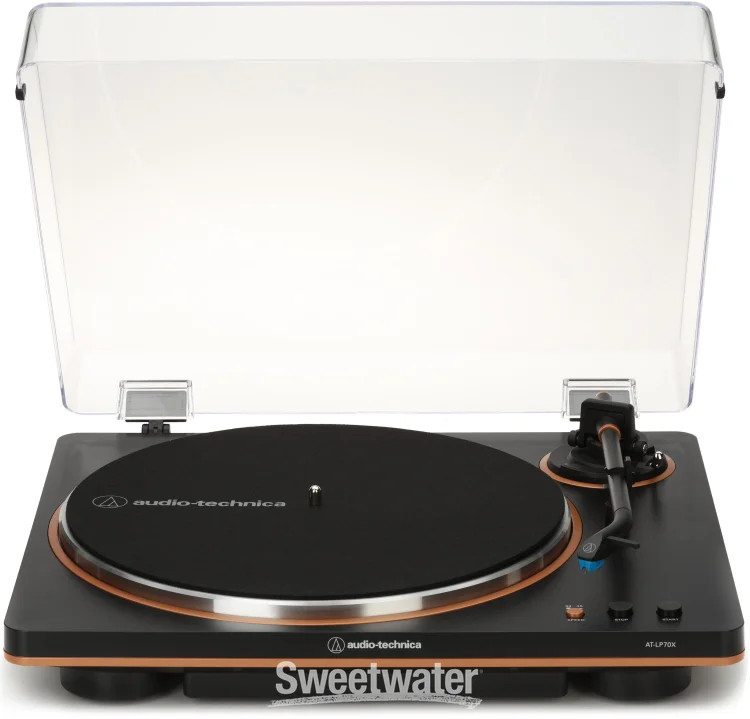 Audio-Technica AT-LP70X Turntable - Black/Bronze
